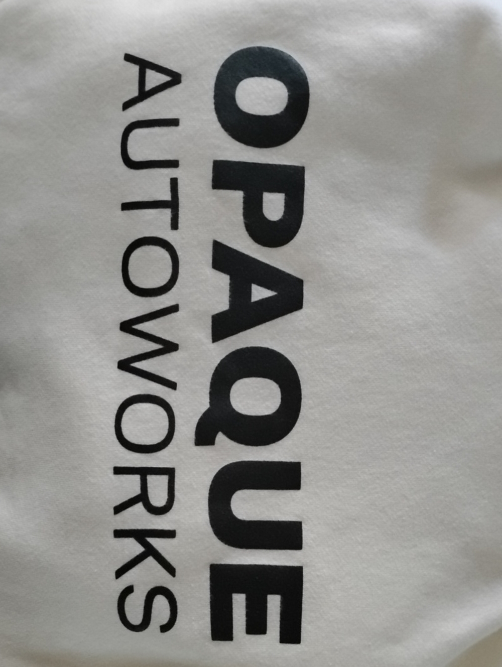 OPAQUE Autoworks Off White Graphic Sweatshirt